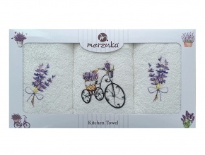 VLK 30x50 BASKILI 3'LÜ EL HAVLUSU